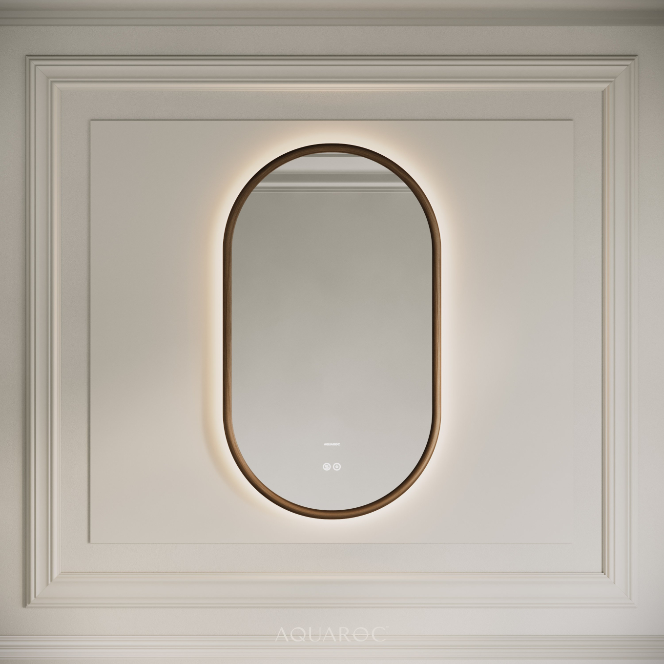 Lumiere Oval Pill Mirror